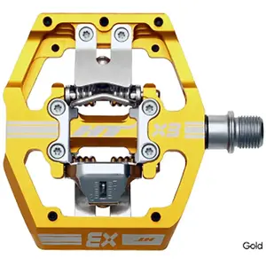 Comparateur de prix : HT Components X3 Pédales à plateforme sans clip Doré Taille unique