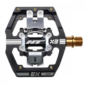 Paire de pedales automatiques ht components x3t noir pas cher