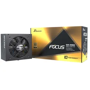 Comparateur de prix : Seasonic Focus GX-850 ATX 3 PCIe 5.1 850 W 80 Plus Gold Modulaire