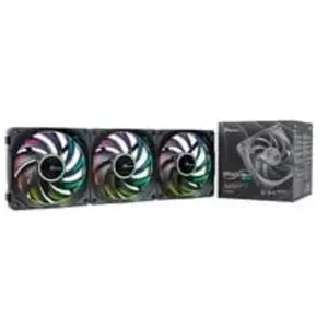 Comparateur de prix : Ventilateur - SEASONIC - MagFlow ARGB - Noir - 3 Ventilateurs - Éclairage ARGB