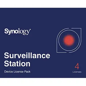 Comparateur de prix : Synology pack 4 licences pour caméras supplément