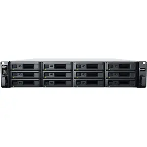 Synology RX1223RP Boîtier de disques de stockage Boîtier disque dur/SSD Noir 2.5/3.5 - Neuf pas cher