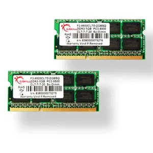 G.SKILL Mémoire SO DDR3 8GB PC 1066 CL7 8GBSQ (F3-8500CL7D-8GBSQ) pas cher