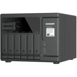 NAS Tour QNAP 8 baies AMD Ryzen 5 16GB DDR5 2,5GbE TVS-h877AX-R5-16G pas cher