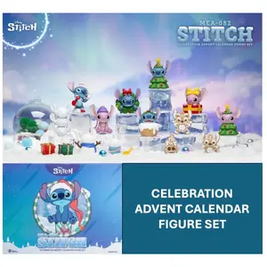Figurines CALENDRIER DE L'AVENT STITCH / BEAST KINGDOM pas cher