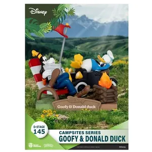 Comparateur de prix : Beast Kingdom Toys Disney Diorama Pvc D-Stage Campsite Series Goofy & Donald Duck 10 Cm