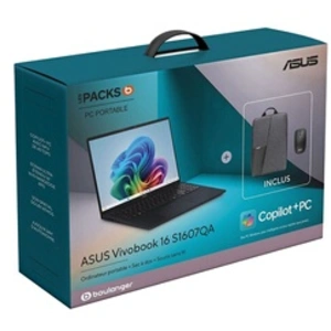 Asus PC portable Asus Vivobook 16 S1607QA-MB107W (Snapdragon X / 16 Go / 512 Go) - 16 pas cher