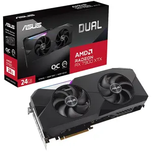 Comparateur de prix : ASUS Dual -RX7900XTX-O24G AMD Radeon RX 7900 XTX 24 Go GDDR6