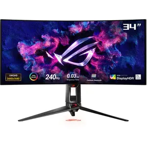 Ecran ASUS ROG Swift OLED PG34WCDM - 34 Pouces - 240Hz - G-SYNC - NoirVendu parcdiscount