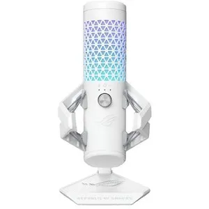 Comparateur de prix : Microphone Gaming - Asus - ROG Carnyx - Condensateur cardioïde - 192 kHz - Blanc