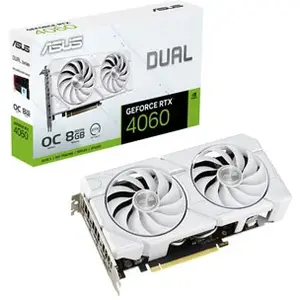 ASUS Dual -RTX4060-O8G-EVO-WHITE NVIDIA GeForce RTX 4060 8 Go GDDR6