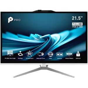 PC All-in-One - MSI - Pro AP222T 14MA-606XEU - 215 Full HD tactile - Intel Core i3-14100 - 8 Go / 512 Go SSD