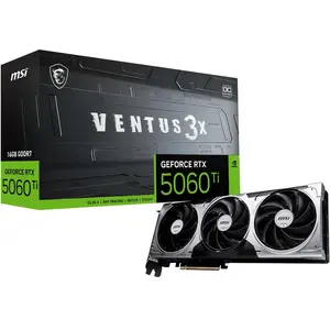 Comparateur de prix : MSI GeForce RTX 5060 Ti 16G VENTUS 3X OC PLUS