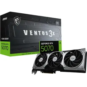 Comparateur de prix : MSI VENTUS GeForce RTX 5070 12G 3X OC NVIDIA 12 Go GDDR7 912-V532-001