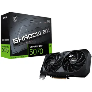 Carte graphique MSI RTX 5070 12G SHADOW 2X OC 12 Go GDDR6 double dissi... pas cher