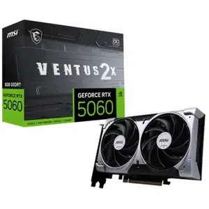 Comparateur de prix : MSI RTX 5060 VENTUS 2X OC 8G, GeForce RTX 5060, 8.0GB GDDR7, PCI-Express