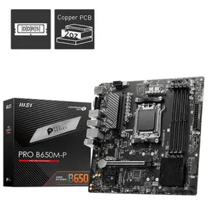 Comparateur de prix : MSI PRO B650M-P carte mère AMD B650 Emplacement AM5 micro ATX