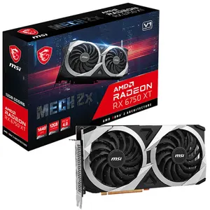 MSI MECH RADEON RX 6750 XT 2X 12G carte graphique AMD 12 Go GDDR6