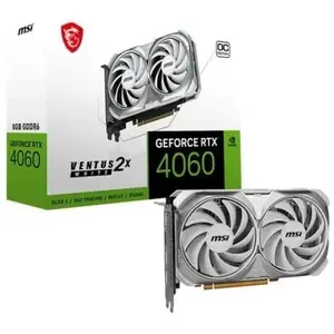 Comparateur de prix : MSI VENTUS GeForce RTX 4060 2X WHITE 8G OC NVIDIA 8 Go GDDR6