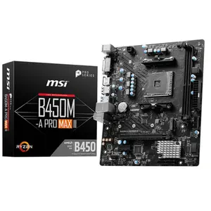 MSI B450M-A PRO MAX II carte mère AMD B450 Emplacement AM4 micro ATX pas cher