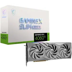 MSI GAMING GeForce RTX 4060 Ti X SLIM WHITE 16G NVIDIA 16 Go GDDR6