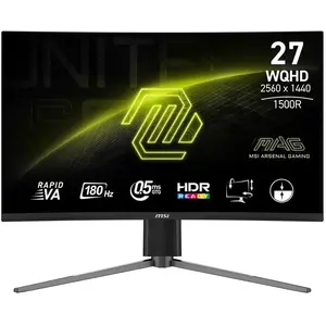 Comparateur de prix : Msi Écran Incurvé Gaming Mag 27cq6pf 27´´ Wqhd Va Led 180hz