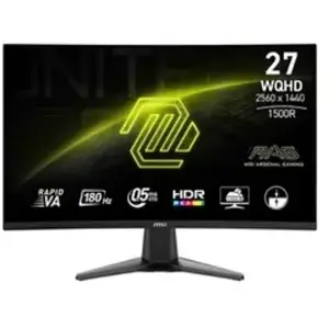 Comparateur de prix : Écran Gaming Incurvé 27" MSI MAG 27CQ6F - 180 Hz HDMI/DisplayPort