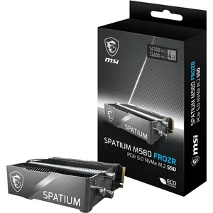 Disque dur - MSI - SPATIUM M580 - PCIe 5.0 NVMe M.2 - 4 To - FROZR pas cher