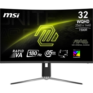 MSI MAG 32CQ6PF 31.5" Wide Quad HD 0,5 ms Noir 9S6-3DC94M-010 pas cher
