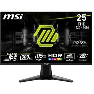 Comparateur de prix : MSI MAG 255XF 24,5" LED Fast IPS FullHD 300 Hz
