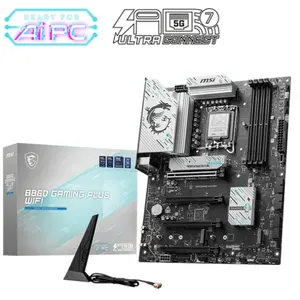 Comparateur de prix : MSI B860 GAMING PLUS WIFI - B860/LGA1851/DDR5/ATX