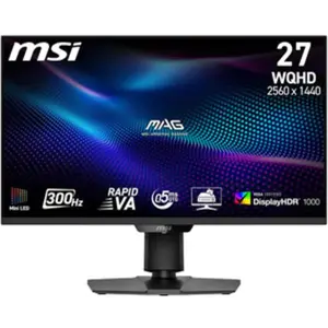 Comparateur de prix : Écran PC MSI MAG 274QPF X30MV 27" QHD 300Hz Rapid VA Mini-LED HDR1000