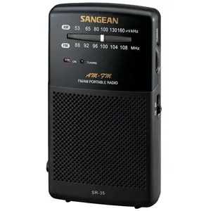 Comparateur de prix : Sangean SR-35 Radio Portable compacte avec Haut Parleur intégré Noir