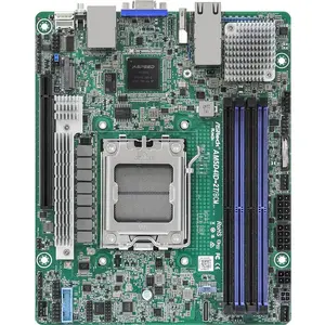 ASRock Rack AM5D4ID-2T/BCM Deep Mini-ITX Server Carte mère AMD Ryzen 7...