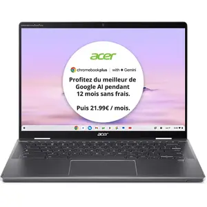 Acer Chromebook Plus Spin 714 tactile | CP714-1HN | Gris NX.KYNEF.003 pas cher