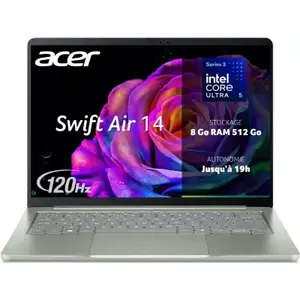 Ordinateur portable ACER Swift Air 14' -I31-59JG ve 14" Intel Core 5 3...