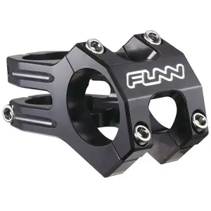 Attache de guidon FUNNDURO 31,8x45mm en Aluminium Noir, 0° Angle, 110g pas cher