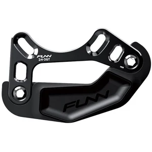 Comparateur de prix : FUNN Guide-chaîne latérale Zippa Bash 34/36 dents noir en aluminium 7075 CNC