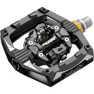 Comparateur de prix : Funn Pédale Ripper SPD Double Usage en Aluminium 6061 CNC Noir/Or 93x100x21mm