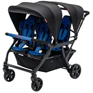 Poussette 4 places assises réversibles DSP4 Blue