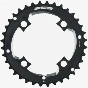 Comparateur de prix : Couronne MTB Comet 36T Noir, 96mm 4 trous, Compatible 10/11v FSA, Acier