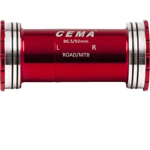 Mouvement Central BB86-BB92 pour Shimano avec Roulements en Céramique - RougeVendu parbikeinn