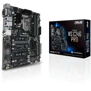 ASUS Carte Mère Pour Station de Travail WS C246 PRO - Intel Chipset - Socket H4 LGA-1151 - 64 Go DDR4 SDRAM RAM maximale - UDIMM pas cher