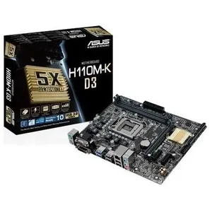 ASUS H110M-K - Carte-mère - micro ATX - LGA1151 Socket - H110 Chipset - USB 3.0 - Gigabit LAN - carte graphique embarquée (unité centrale requise) - audio HD (8 canaux) pas cher