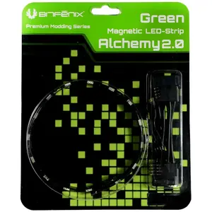 BITFENIX Bande à LED magnétique Alchemy 2.0-12 cm, 6 LED, Vert pas cher