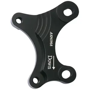 Adaptateur de Frein AU12 IS/IS Mount Noir - Avant 203mm, Arrière 180mm - ASHIMA pas cher