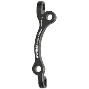 Comparateur de prix : Adaptateur de frein AU22 Avant 180mm Noir IS/Post Mount - ASHIMA