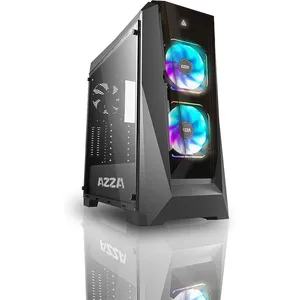 Comparateur de prix : Boitier Moyen Tour ATX Azza Chroma B RGB avec panneau vitré (Noir)