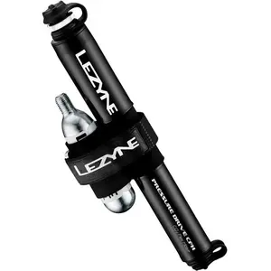 Pompe à main Lezyne CNC avec actionnement à pression CFH, 2 en 1, NoirVendu parbikeinn
