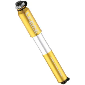 Pompe Manuelle Lezyne CNC Pressure Drive Medium Aluminium Or Brillant pas cher